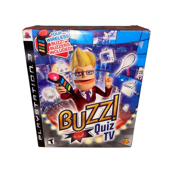 Buzz! Quiz TV For Playstation 3:Brand New in Box:Rare trivia Vintage Video Game - Picture 1 of 5